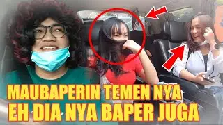 PRANK TAXI ONLINE!! KERJAIN TEMEN PUTRI SAMPAI BAPER MALAH PUTRI BAPER JUGA BORRR DOUBLE KILL