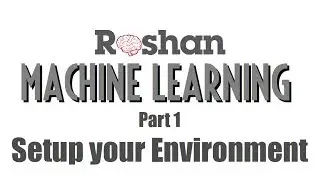 Machine Learning Tutorial Part 1
