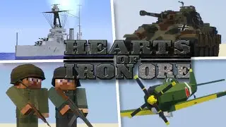 Minecraft World War 2 Server OPEN Beta Release - Hearts of Iron Ore