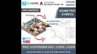 AutoCAD Plant 3D Isometric Symbol by Acad Systems Sdn. Bhd.