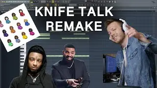 KNIFE TALK - Drake & 21 Savage BEAT REMAKE  - FL Studio Tutorial