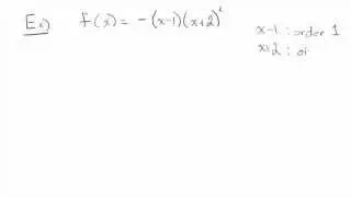 Polynomials in Factored Form (Cubic)