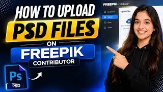 How to upload PSD files on Freepik Contributor?