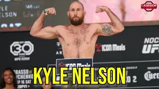 Kyle Nelson brings a guest to UFC Vegas 97 media day