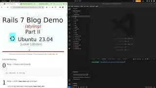 A Rails Blog In VS Code-Styling - Part II - Styling