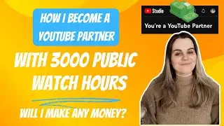 How I become a YouTube Partner with 3000 watch hours (New Early Access, but Not Monetized yet)