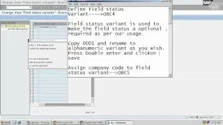Define Field Status Variant