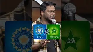 Indo~Pak with Girlfriend 😅🤣 #standupcomedy #viralshorts #haseebkhan #funnyshorts #indiavspakistan