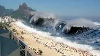 5 GIANT TSUNAMIS CAPTURED ON CAMERA