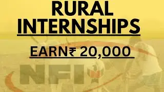 Abhijeet Sen Rural Internship Earn upto ₹20,000 | Rural Internship | Government Internship