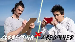 Correcting a Beginner's Filmmaking! (iPhone Demonstration)