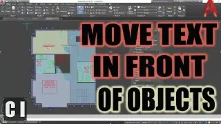 AutoCAD How To Bring All Text to Front Instantly + Tips to Help Text Stand Out! | 2 Minute Tuesday