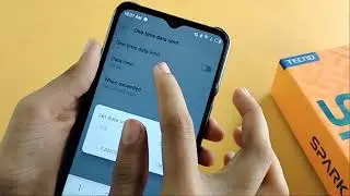 Tecno spark go 2022 data limit setting | how to set data limit | data limit kaise off kare