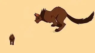 Cat running cycle- Step by step animation
