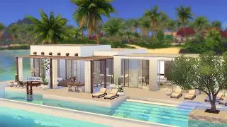 Luxury Boho Villa | Stop Motion build | The Sims 4 | NO CC