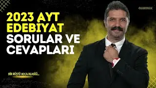 2023 AYT EDEBİYAT Sorular ve Cevapları | RÜŞTÜ HOCA #keşfet #keşfetteyiz #yks2023 #ayt