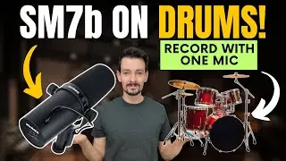 Record Drums With ONLY an SM7b Microphone | Recording Techniques