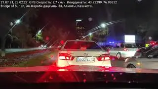 Авария на Аль-Фараби г. Алма-ата🤔