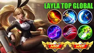 Layla Best Build Hight Damage Insane Solo Rank - Build Top 1 Global Layla ~ MLBB 🔥