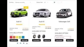 Phoca Cart - Attributes in Category View