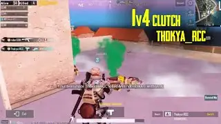 1V4 CLUTCH - PUBG MOBILE // SOMNATH KOLI (THOKYA_RCC)