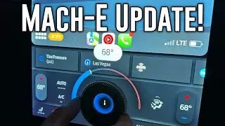 Mach-E updated interface! More uses for the screen knob! (Version 4.1.2)