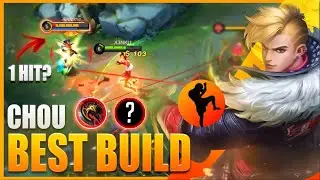 TRYING iNSECTiON'S CHOU BUILD FOR 1 HIT!(MUST WATCH) CHOU ONE-SHOT  | MLBB