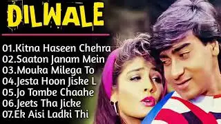 Dilwale  All Songs With Dialogues  Ajay Devgan, Raveena Tandon 90's Bollywood Romantic Song