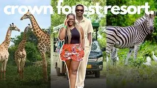 THE MOST ROMANTIC RESORT IN GHANA?! | THE CROWN FOREST RESORT | SEEING GIRAFFES IN GHANA! PART1 ☀️🦒