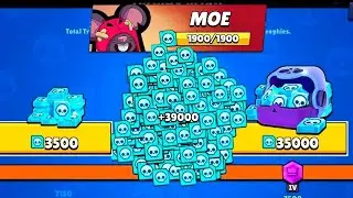 WOW!! MOE IS HERE!!🔥LEGENDARY GIFTS!! 10,000 TROPHY ROAD!!🔥 BRAWL STARS UPDATE!!