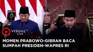 Detik Detik Prabowo Gibran Baca Sumpah Presiden Wapres Republik Indonesia