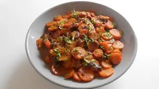 Carrots stewed with prunes