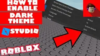 How To Enable Dark Theme On Roblox Studio | Roblox Studio Tutorials