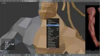 Лоуполи персонаж в Blender 2.6. Часть 1 - Моделирование