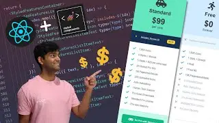 Coding Challenge #2: React Pricing Component. Timelapse + Full Walkthrough