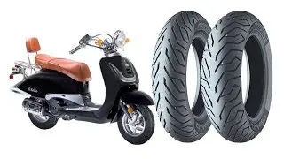 How to replace front and rear tires on a Chinese scooter