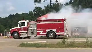 CULLMAN HYDRAULIC CATCHES FIRE
