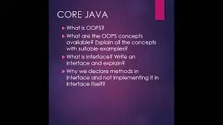 Fujitsu Core Java Interview Questions 3 to 8 yrs exp #java @java