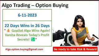 "💰 Gopilot Algo Wins Again! Varsha Reveals Today's Profit Secrets! 💹"