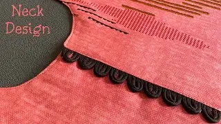 सुन्दर नैक डिज़ाइन | Neck Design | Beautiful Double Dori Neck Design.