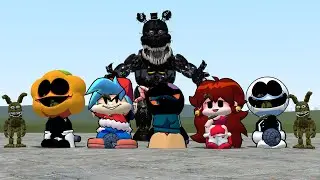 PLUSHTRAP FRIDAY NIGHT FUNKIN' ANIMATRONICS!! Garry's Mod [FNF vs FNAF Five Nights At Freddy's]