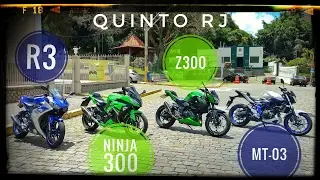 R3, NINJA 300, Z300 MT-03 - VEJA QUAL É MELHOR!