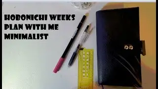 Plan With Me | Hobonichi Weeks | Minimalist - Pen Only