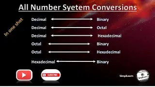 Number System Conversions ( Binary, Octal, Decimal, Hexadecimal) | All in one shot