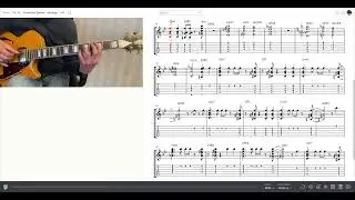 One Note Samba - voicings - Soundslice version