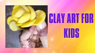 Clay art for kids 🎨🌹 l easy clay art l rose clay art 🌹