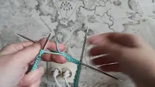 Вязание спицами: носки из Yarnart Crazy color. Набор петель и первый ряд