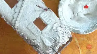 Beach Rock House Bottle Art | HAC | Easy Bottle art | Easy rock style