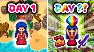 Stardew Valley but I add a new mod every day...