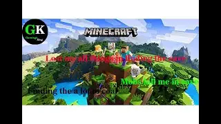 Minecraft | Finding the cave for diamond | Mobs kill me in cave | I lost my all things